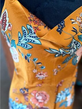 Floral V-Neck Slip Dress